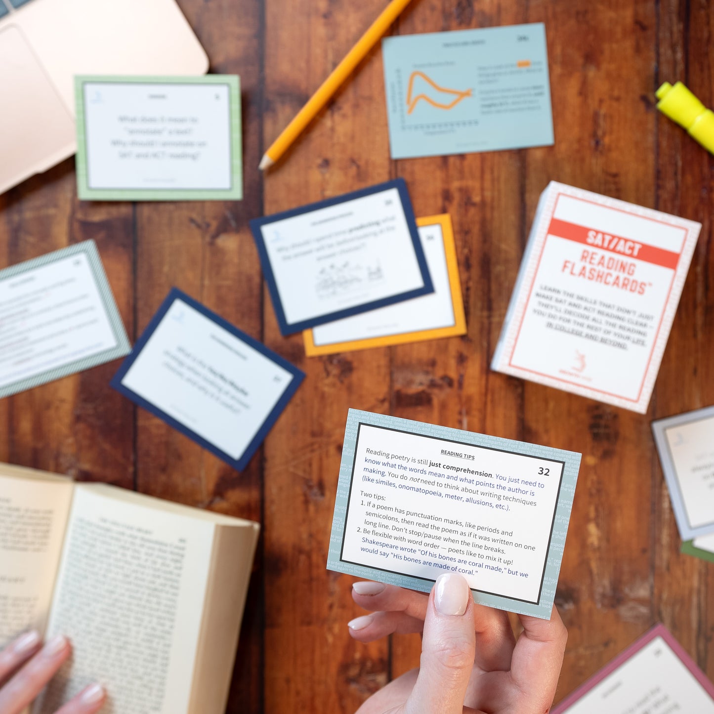 SAT-ACT Reading Flashcards