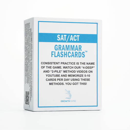 SAT-ACT Grammar Flashcards